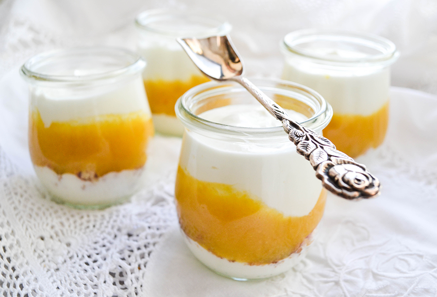 Pfirsich Creme Dessert — Rezepte Suchen