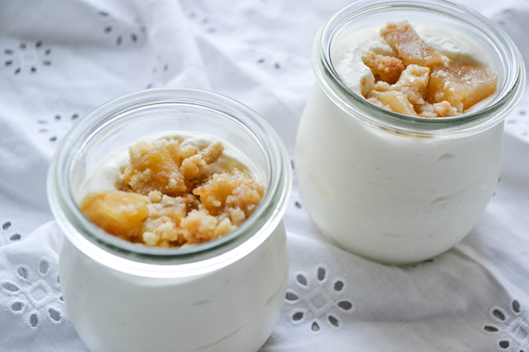 APFEL - BIRNEN CRUMBLE - www.vintag-diary.com