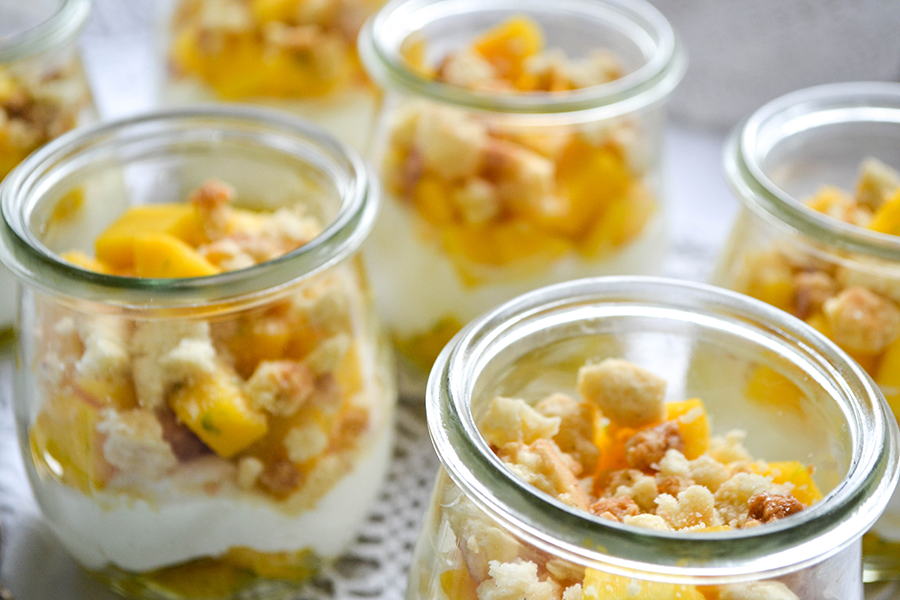 Dessert Rezept, Mango Trifle
