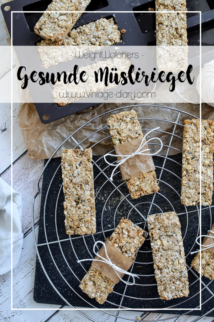 REZEPT // WW MÜSLIRIEGEL - www.vintage-diary.com