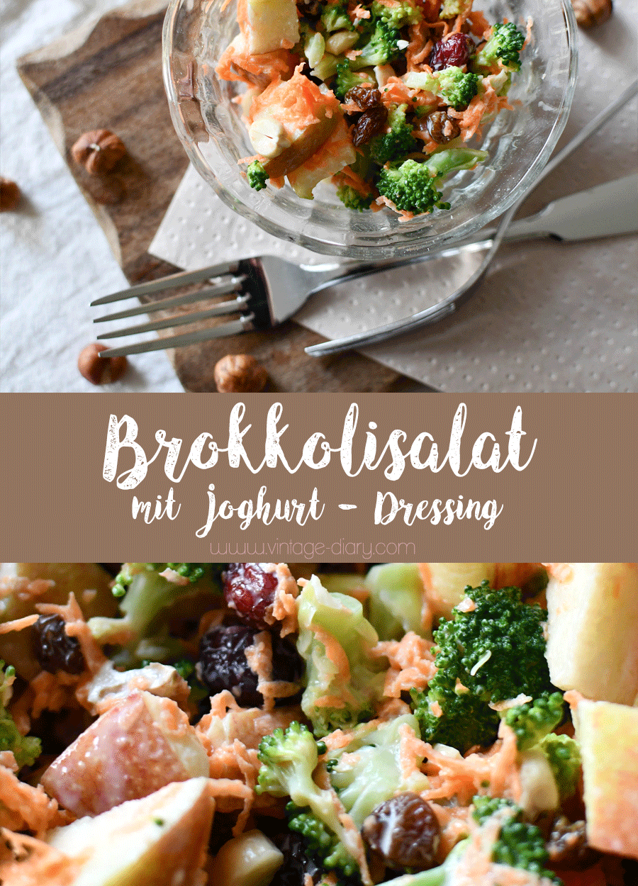 Brokkolisalat mit Joghurt - Dressing