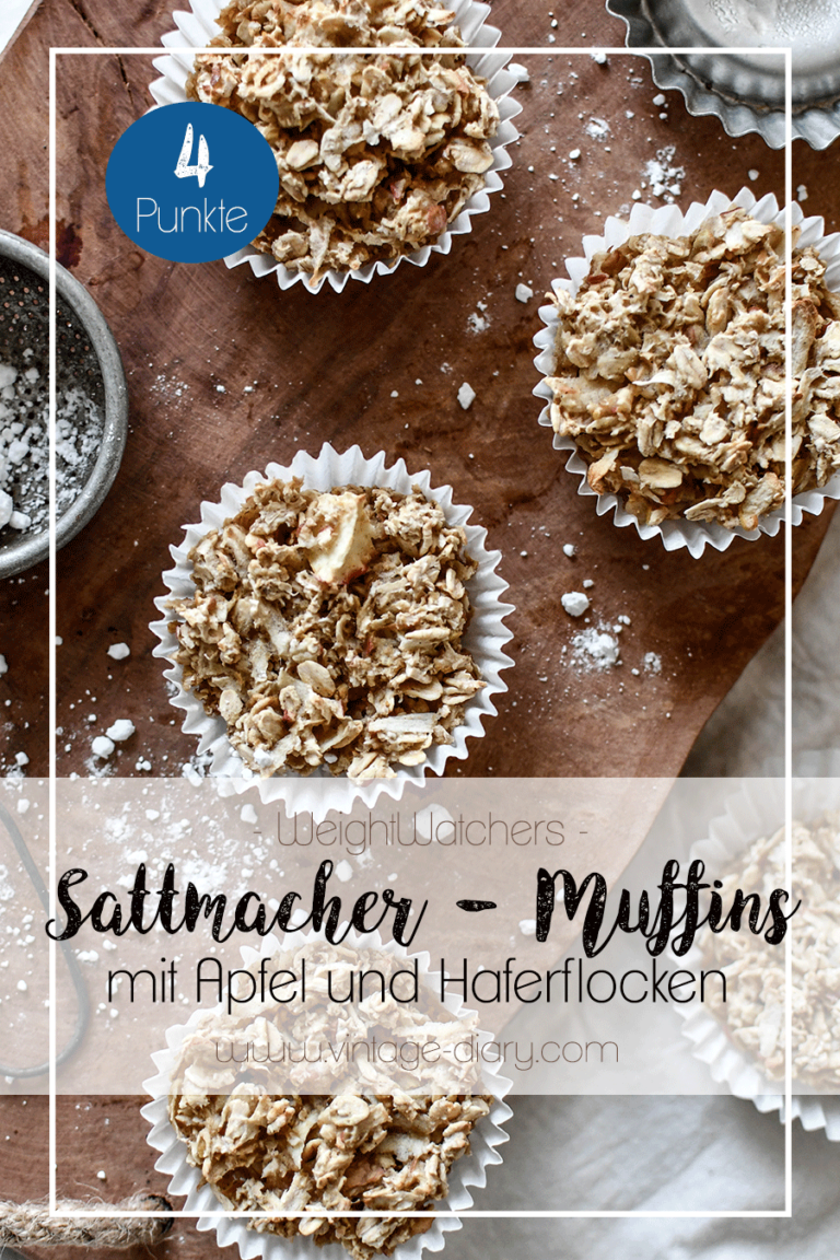 Sattmacher - Muffins mit Apfel und Haferflocken (WeightWatchers ...