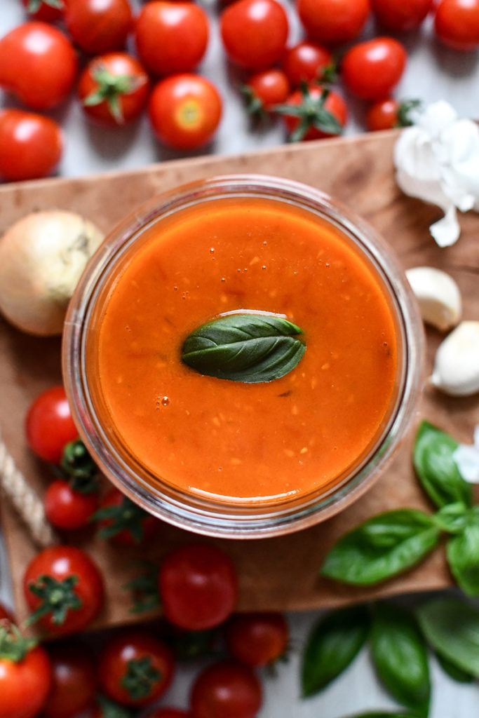 Grundrezept: Tomatensoße aus frischen Tomaten - vintage-diary